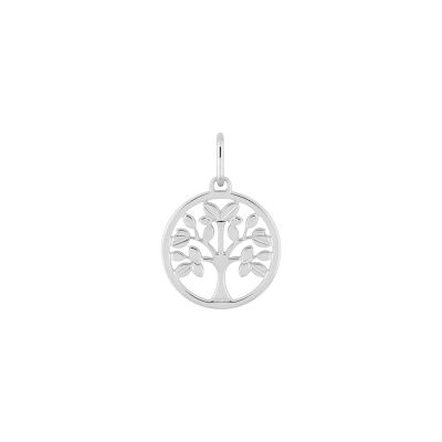 Pendentif en argent rhodié