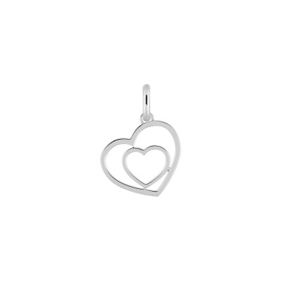 Pendentif en argent rhodié