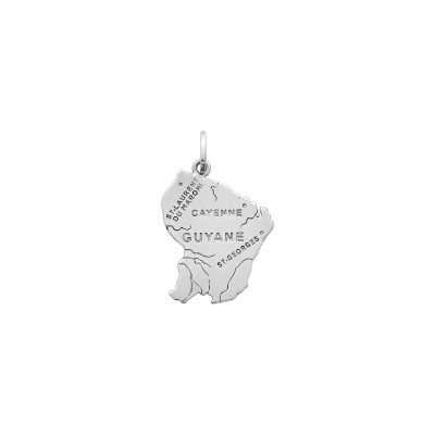 Pendentif en argent rhodié