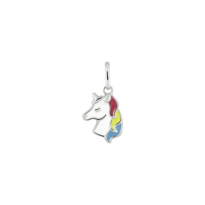 Pendentif en argent rhodié
