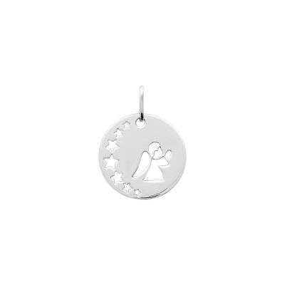 Pendentif en argent rhodié
