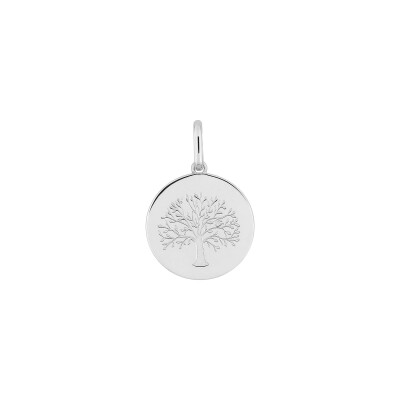 Pendentif en argent rhodié