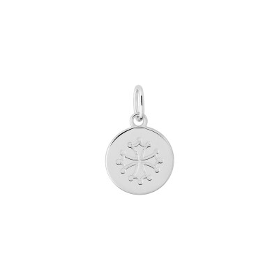 Pendentif en argent rhodié