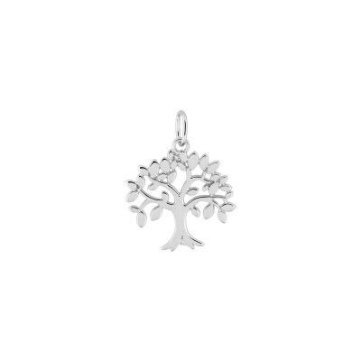 Pendentif en argent rhodié