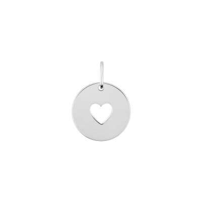 Pendentif en argent rhodié