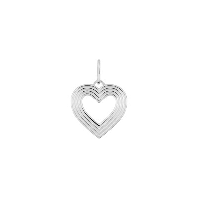 Pendentif en argent rhodié