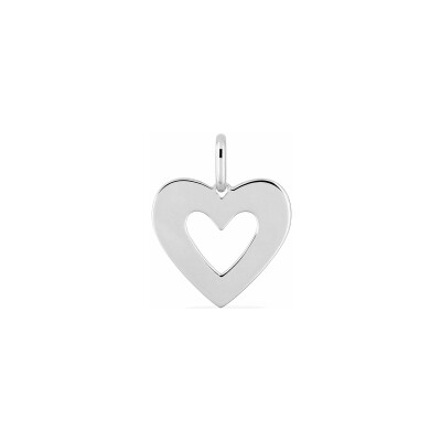 Pendentif en argent rhodié