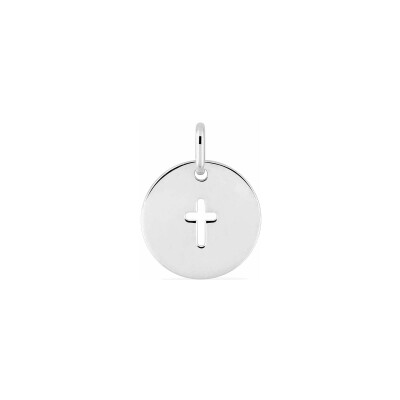 Pendentif en argent rhodié