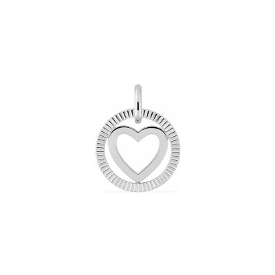 Pendentif en argent rhodié