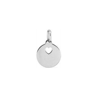 Pendentif en argent rhodié