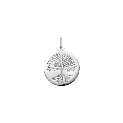 Pendentif arbre de vie en argent rhodié