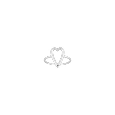 Bague en argent rhodié