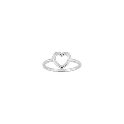 Bague en argent rhodié