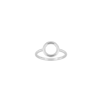 Bague en argent rhodié