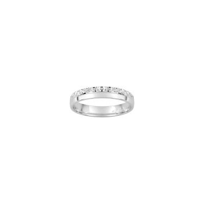 Alliance en argent rhodié 3.5mm