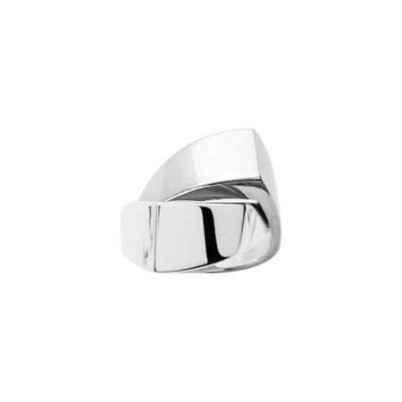 Bague en argent rhodié