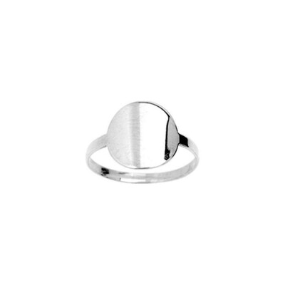 Bague en argent rhodié