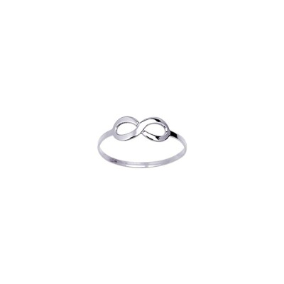 Bague en argent rhodié