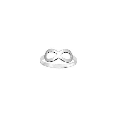 Bague en argent rhodié