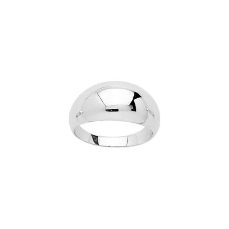 Bague en argent rhodié