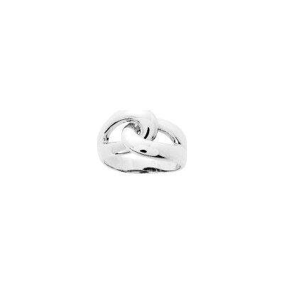 Bague en argent rhodié