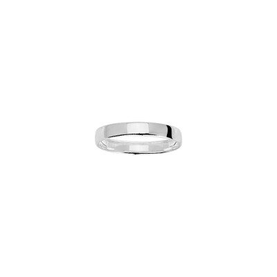 Alliance en argent rhodié 3.5mm