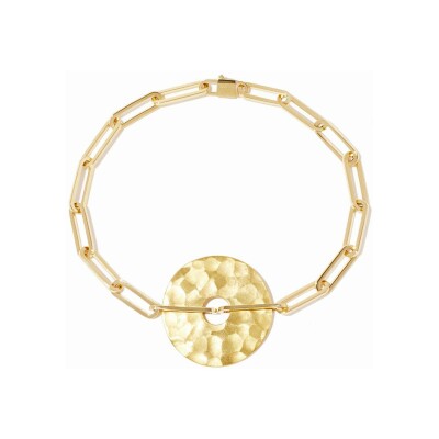 Bracelet dinh van Pi 23mm en or jaune, 17cm