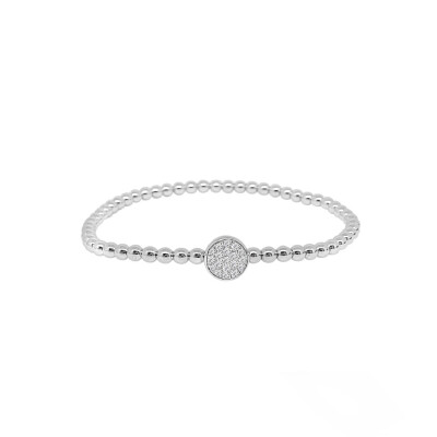 Bracelet Veron Roques en or blanc et diamants