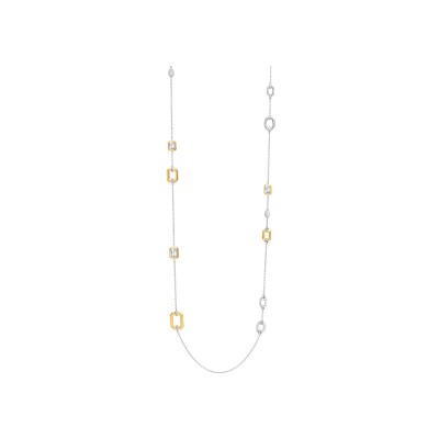 Collier Ti Sento en argent doré et oxyde de zirconium