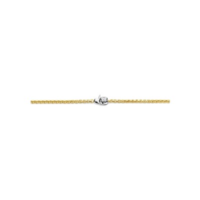 Collier Ti Sento en argent doré