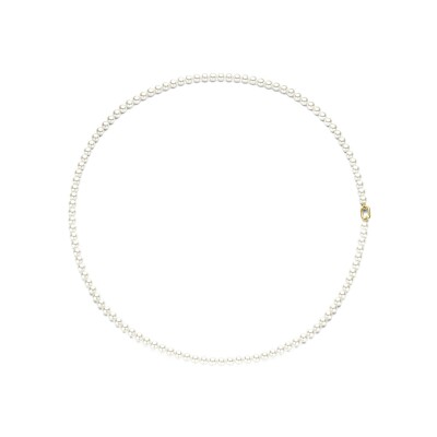 Collier Ti Sento en argent doré et perles