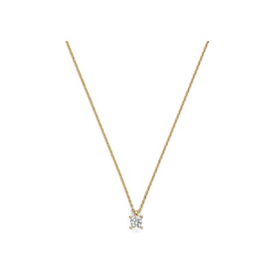 Collier Ti Sento en argent doré et oxyde de zirconium