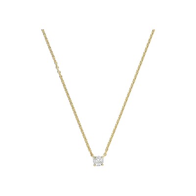 Collier Ti Sento en argent doré et oxyde de zirconium