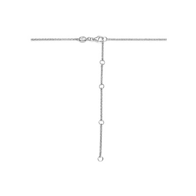 Collier Ti Sento en argent doré et oxyde de zirconium