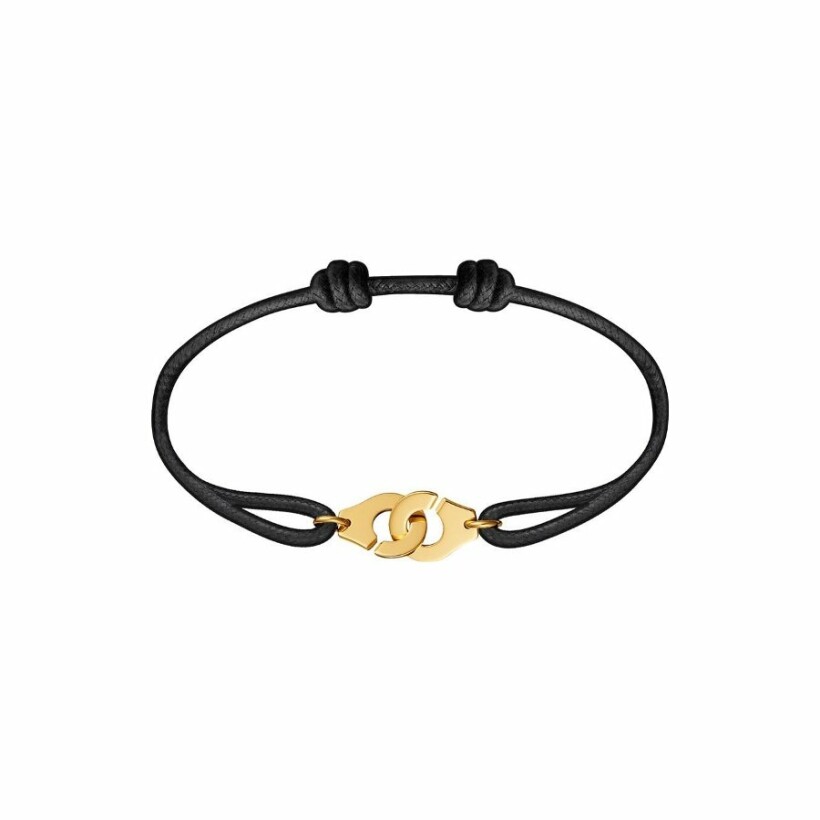 Bracelet sur cordon Menottes dinh van R10 en or jaune