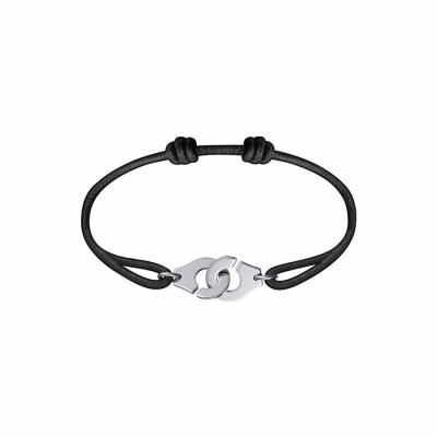 Bracelet sur cordon Menottes dinh van R12 en argent