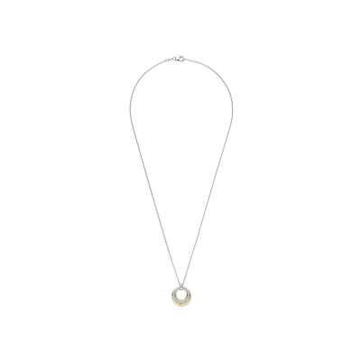 Collier Ti Sento en argent doré et oxyde de zirconium, taille 42cm