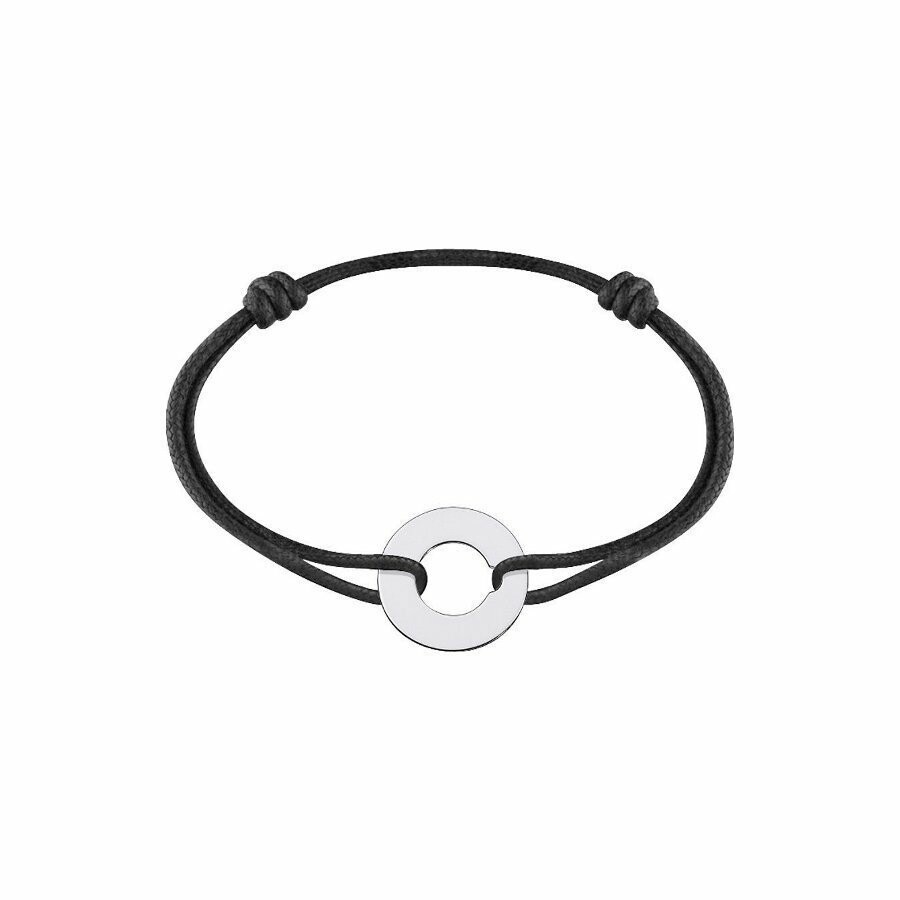 Purchase dinh van Lame de Rasoir cord bracelet PM white gold