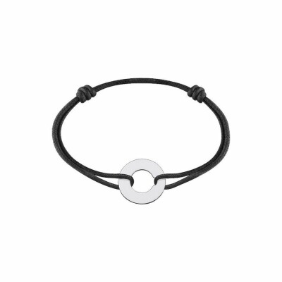 Dinh van cible cord bracelet, big model, white gold