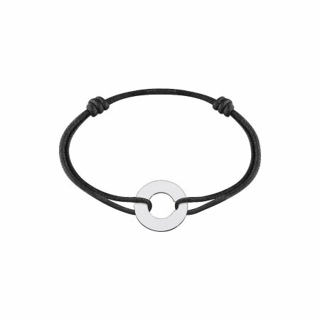 Dinh van cible cord bracelet, big model, white gold