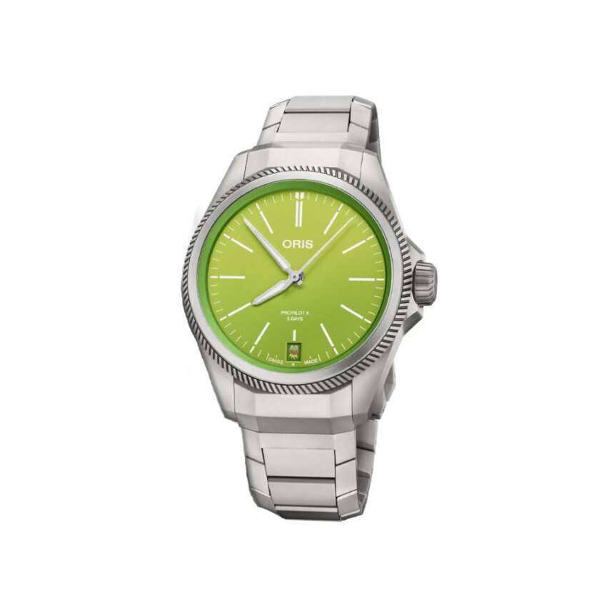 Oris ProPilot X Kermit Edition automatic watch
