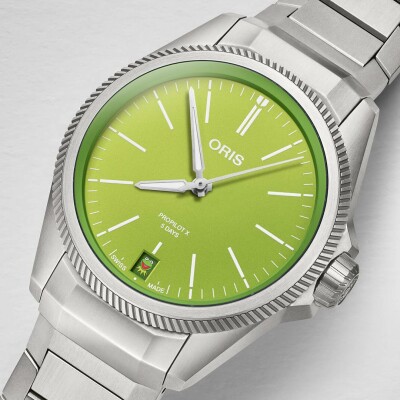 Oris ProPilot X Kermit Edition automatic watch