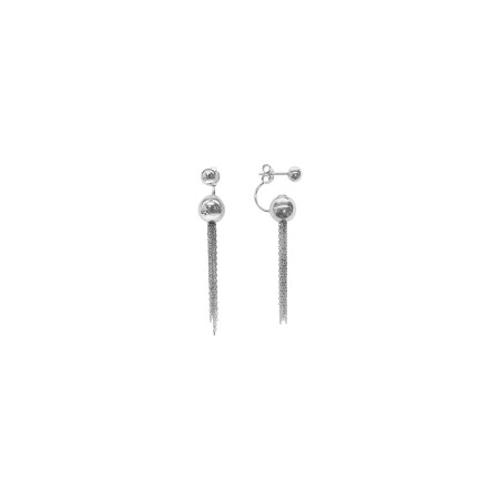 Boucles d'oreilles Isabelle Barrier en or blanc