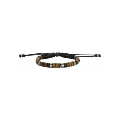 Bracelet Phebus en acier et œil de tigre