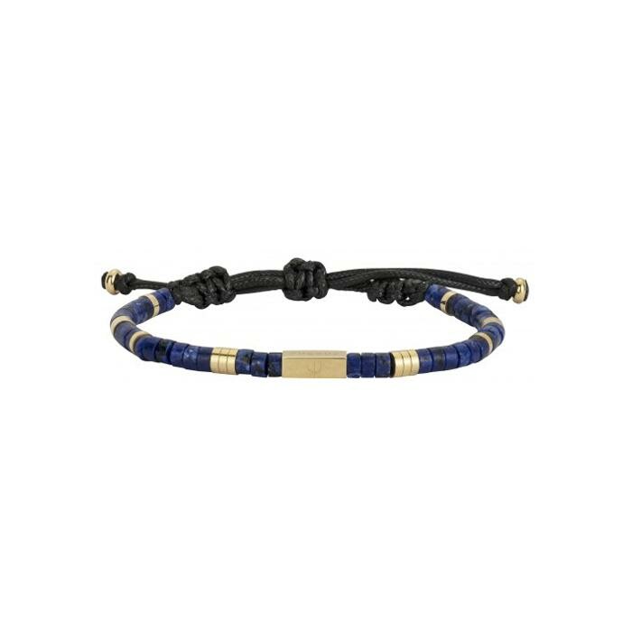 Bracelet Phebus en acier et lapis lazuli