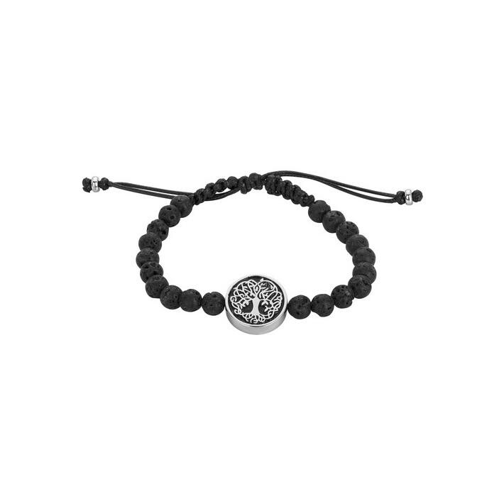 Bracelet souple mono-motif Phebus en acier