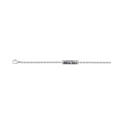 Bracelet Phebus en acier laqué Noir