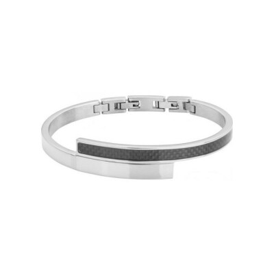 Bracelet Phebus en acier et carbone
