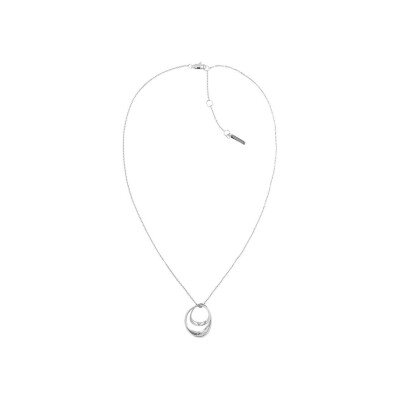 Collier Calvin Klein Sculptural en acier