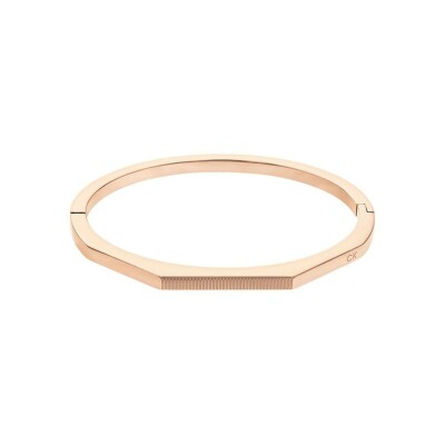 Bracelet Calvin Klein Sculptural en métal doré rose